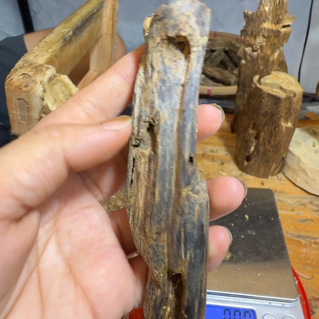 沉香乌身圆叶21克沉香碎屑