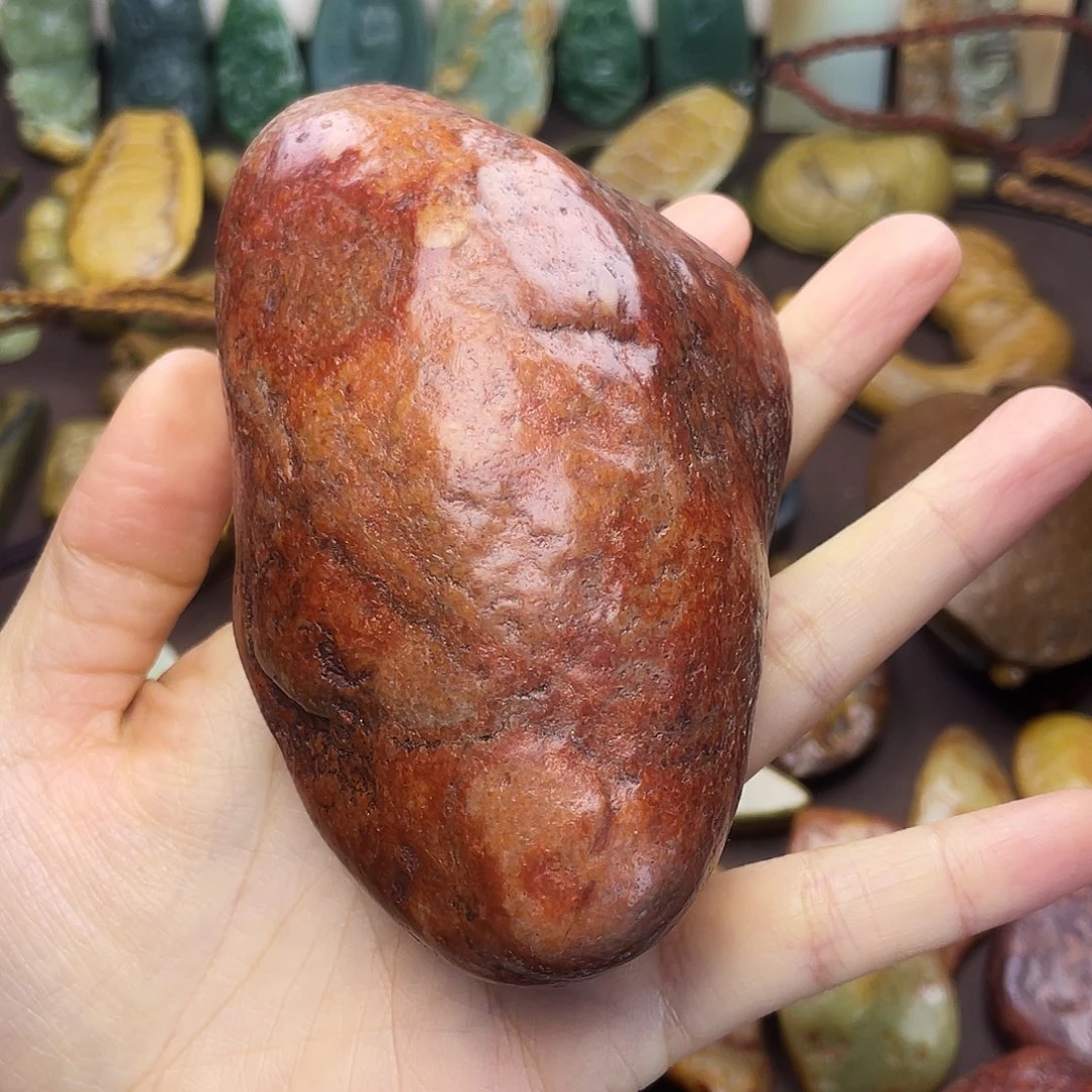 岫岩河磨玉（透闪石质玉）未镶嵌颈饰