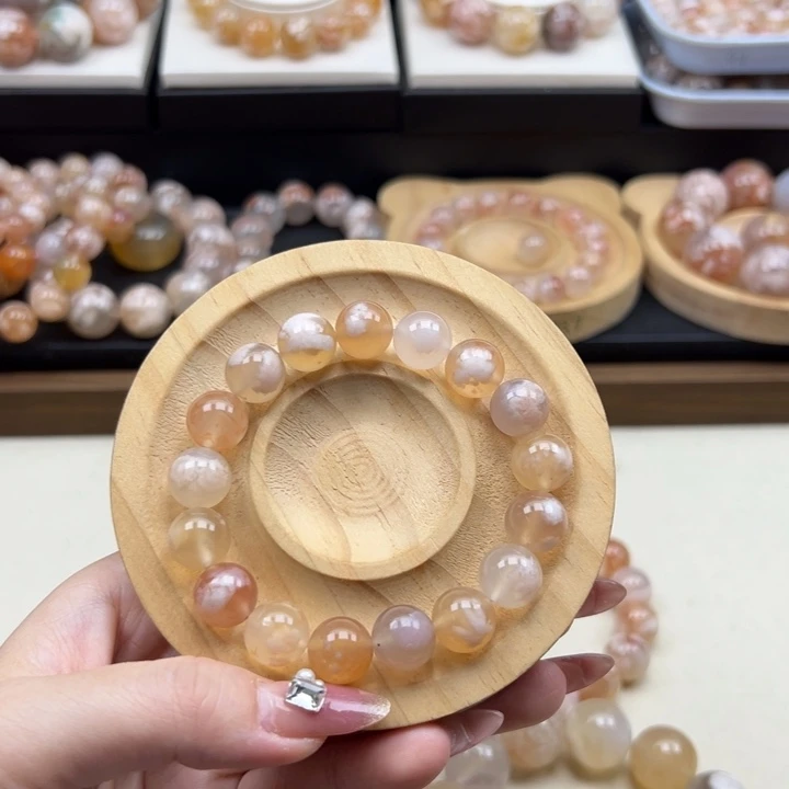玛瑙/玉髓未镶嵌手链卡11糖果手串