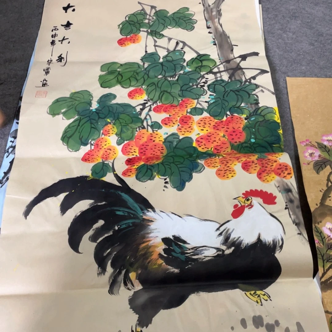 国画国画作品画心一张