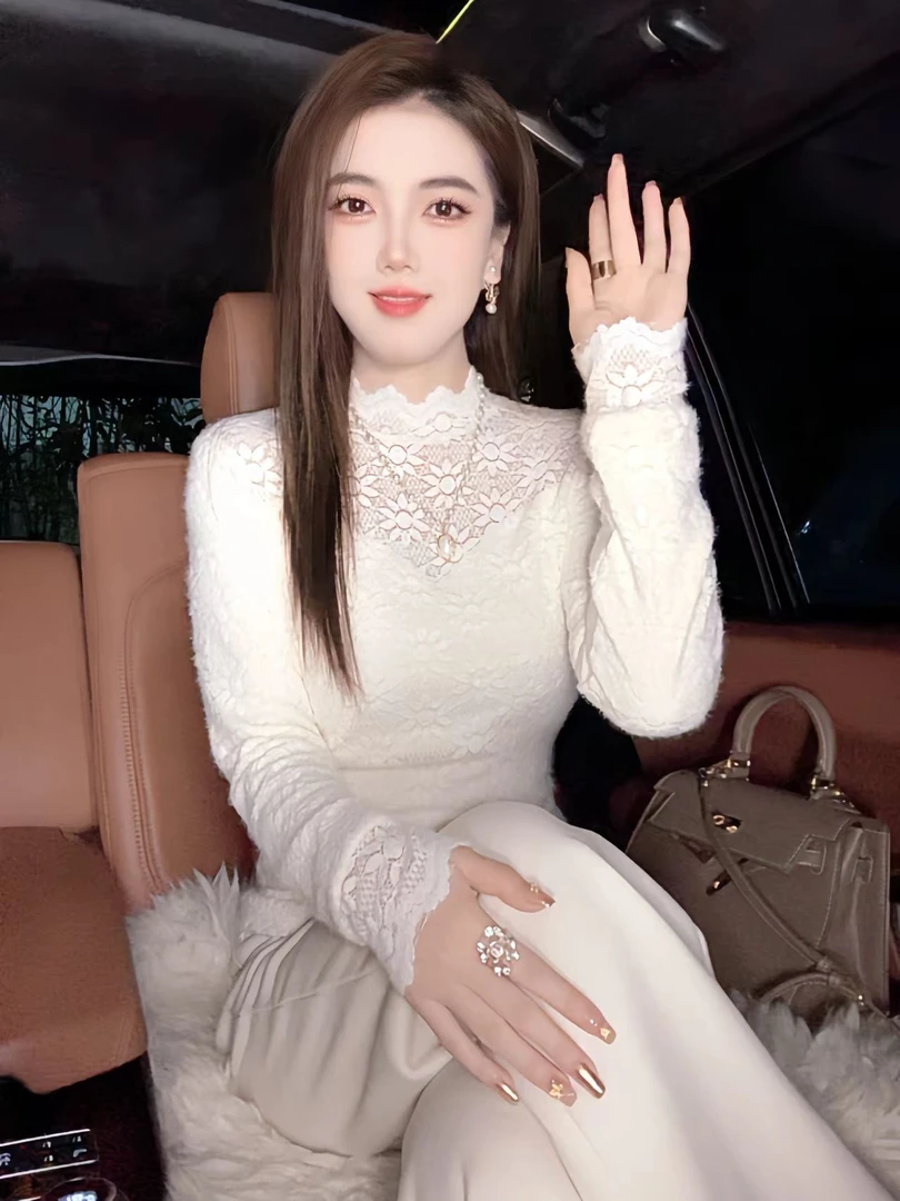 【第三代太阳女神】冬款加绒加厚重工欧刀绒轻奢百搭打底衫26799