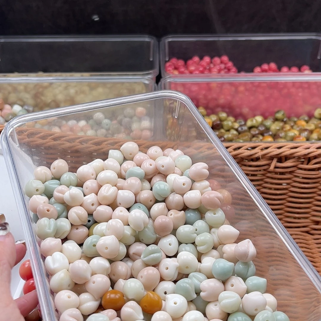 白玉菩提吊坠C/12mm/22颗