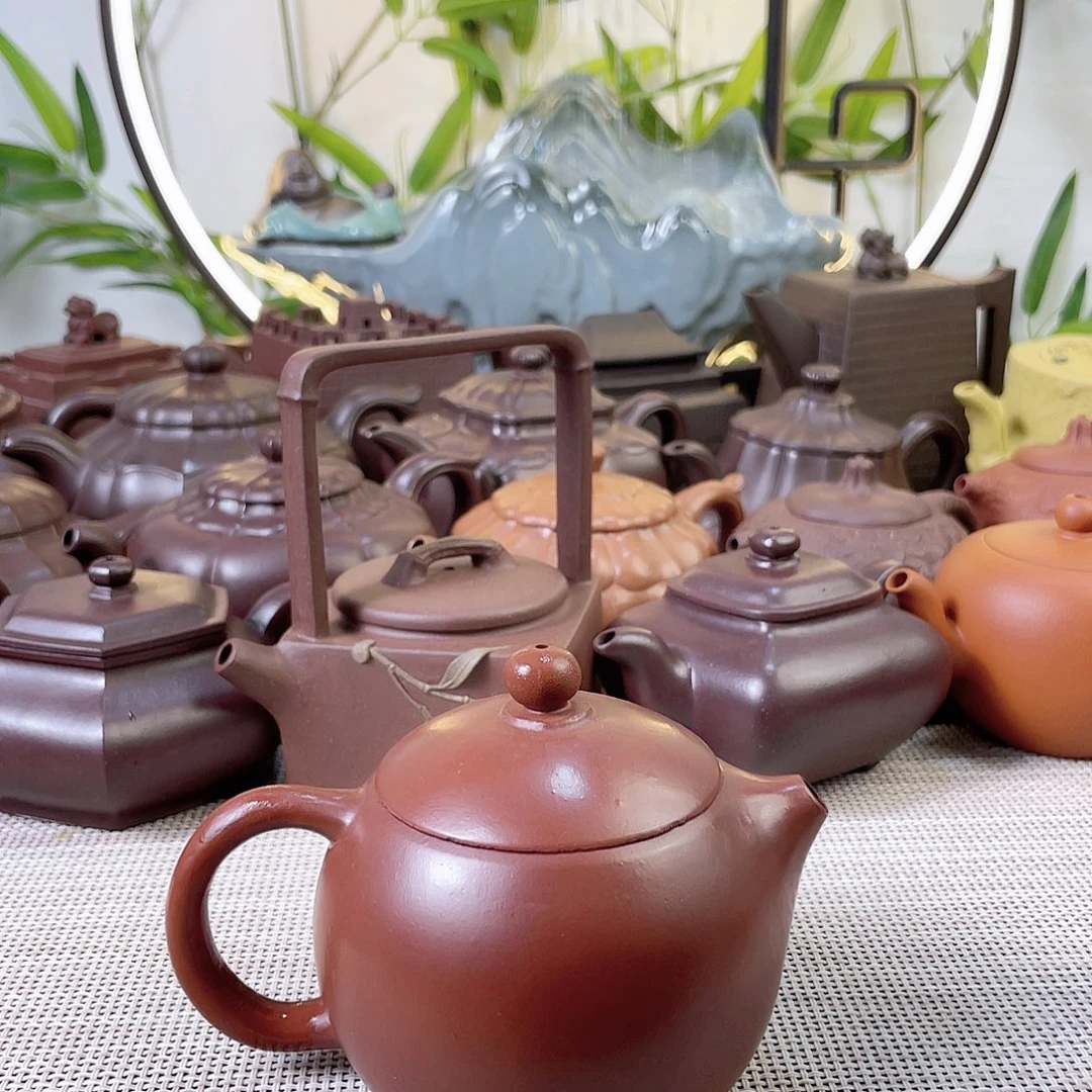 茶壶紫砂微瑕不退不换180cc