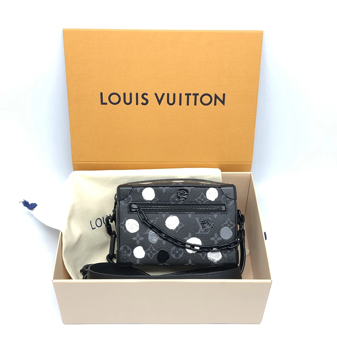 99新 LouisVuitton/路易威登 SoftTrunk草间弥生波点盒子/4087号