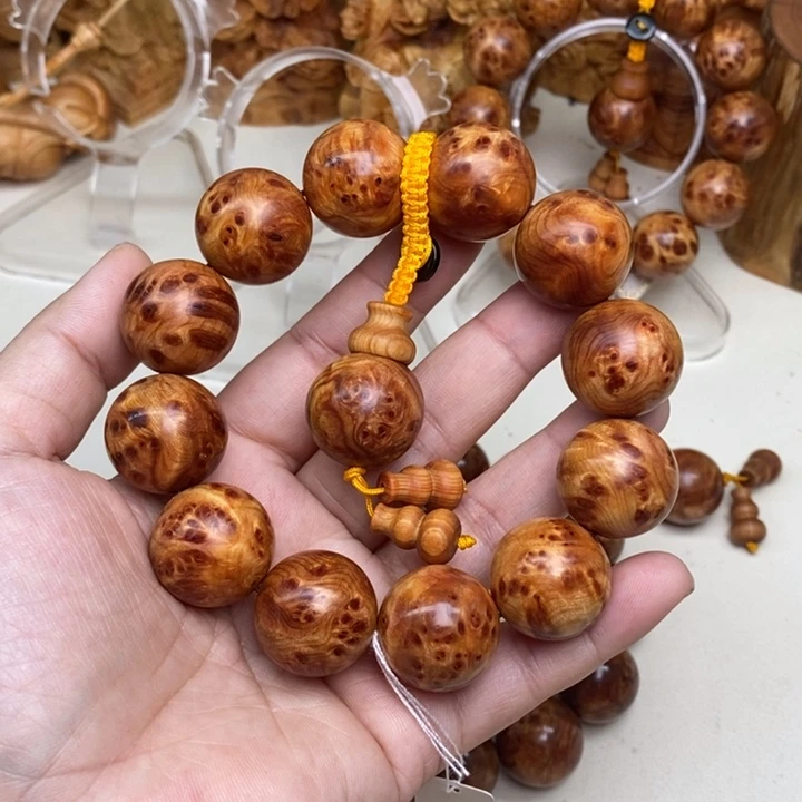 柏木崖柏瘤疤手串12
