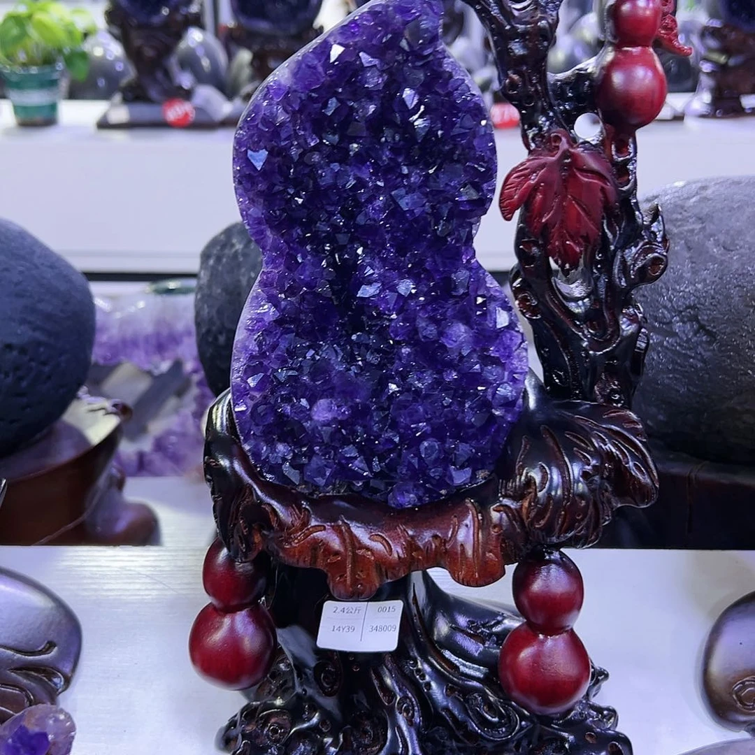 大型摆件（非配饰）紫晶未镶嵌
