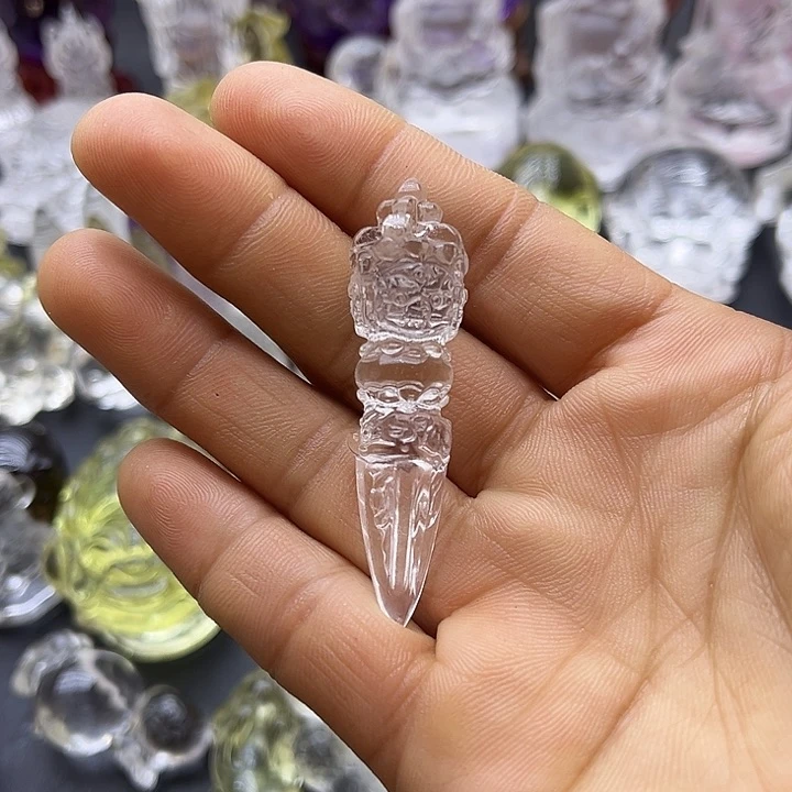 水晶摆件未镶嵌?***海吊坠