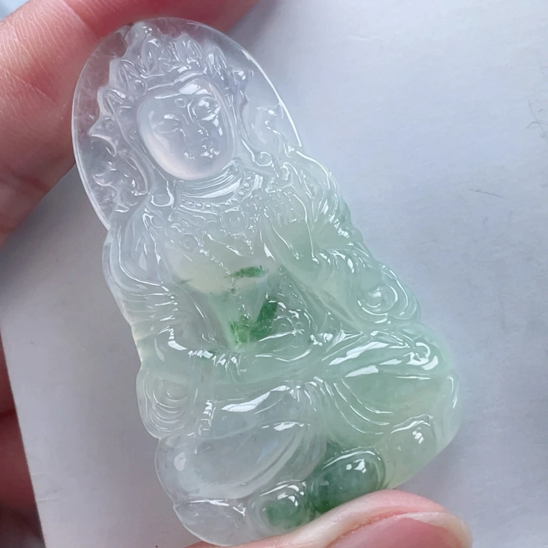 颈饰未镶嵌翡翠度母