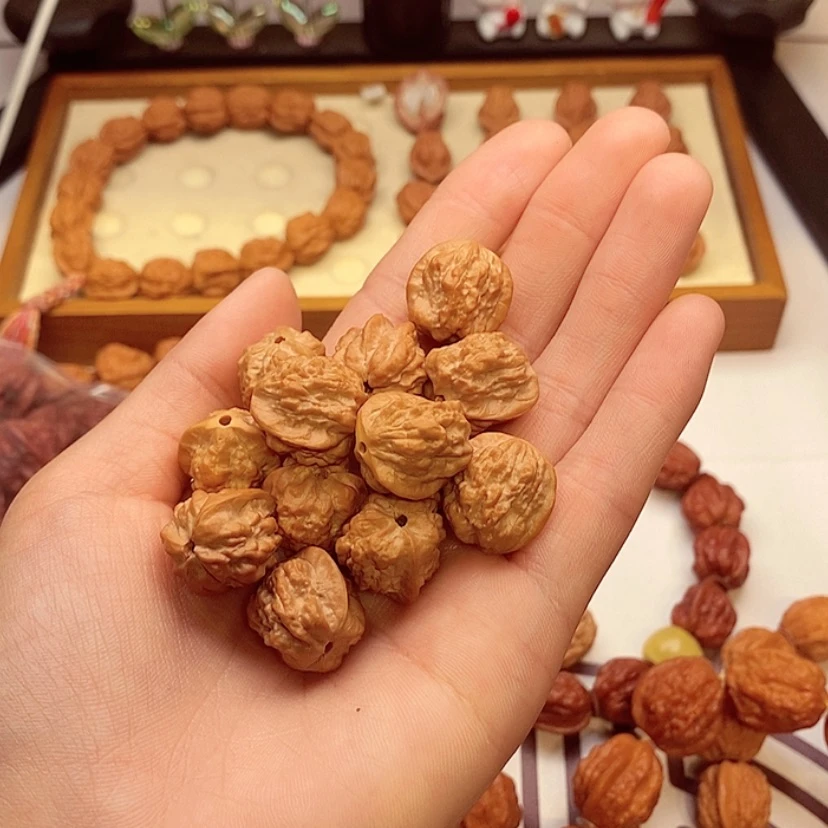 【闪购商品】手串文玩核桃中**叔小金蟾手串