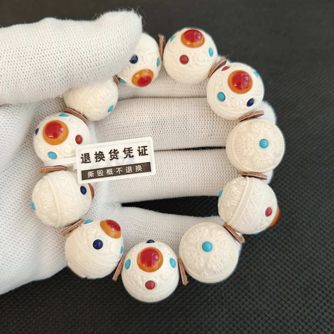 E00156 手串猛犸牙工艺品
