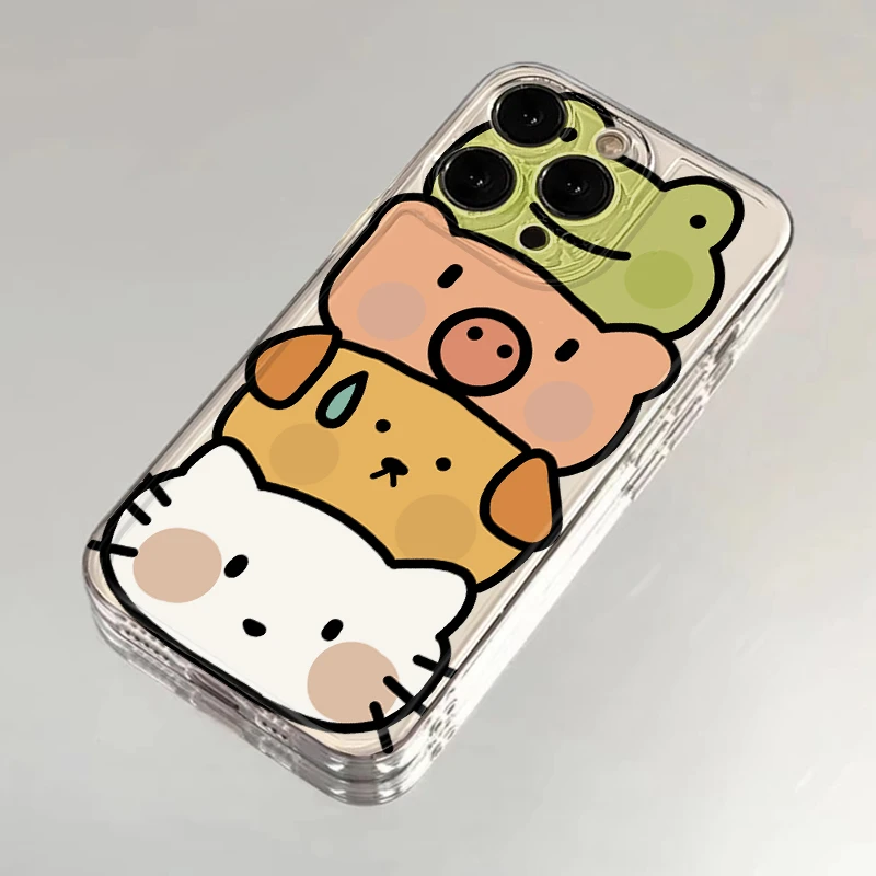 BANCA叠叠乐动物适用iPhone16苹果15手机壳14/13华为vivo小米oppo