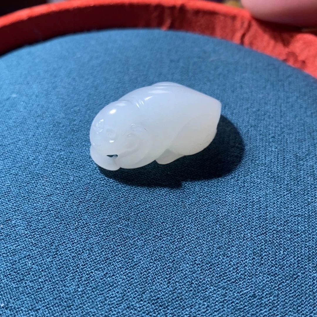 和田玉猴子未镶嵌冀**桥