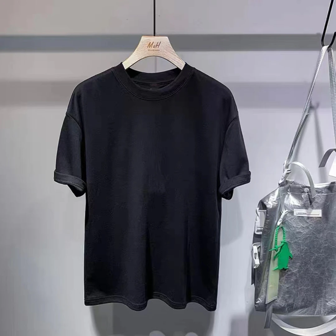 M-4XL时尚百搭短袖T恤男夏季棉