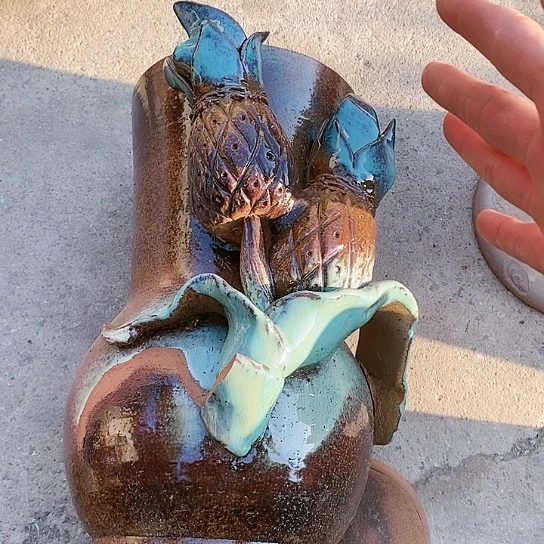 【闪购商品】紫砂花盆瑕疵19.37无孔