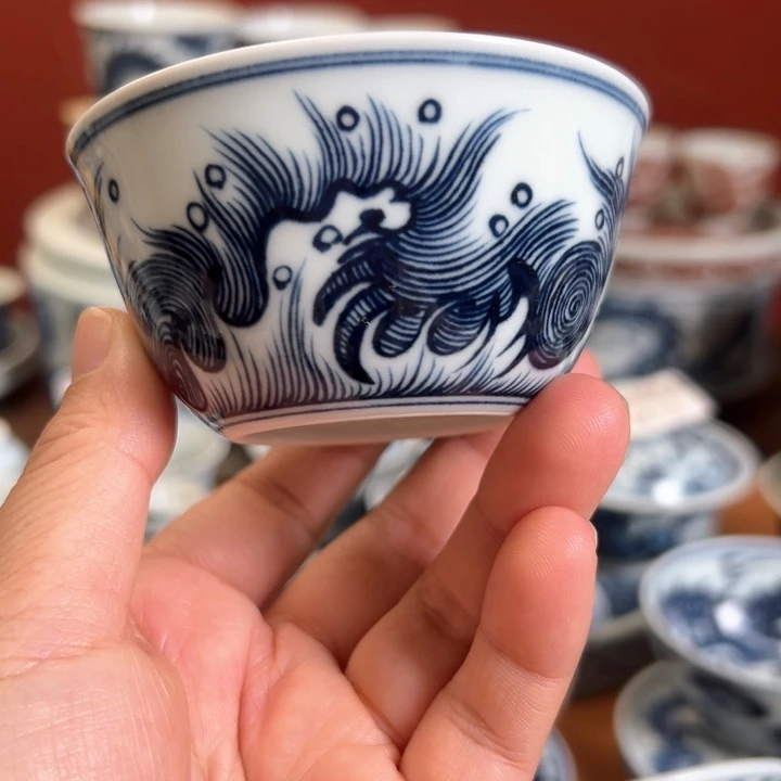 景德镇手绘青花主人杯