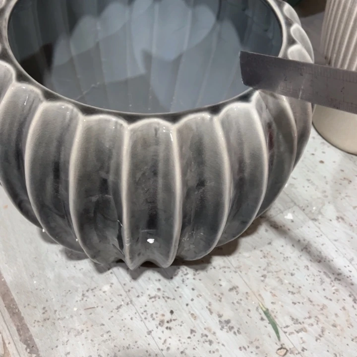 陶瓷花瓶摆件外贸出口微瑕捡漏高26口24公分