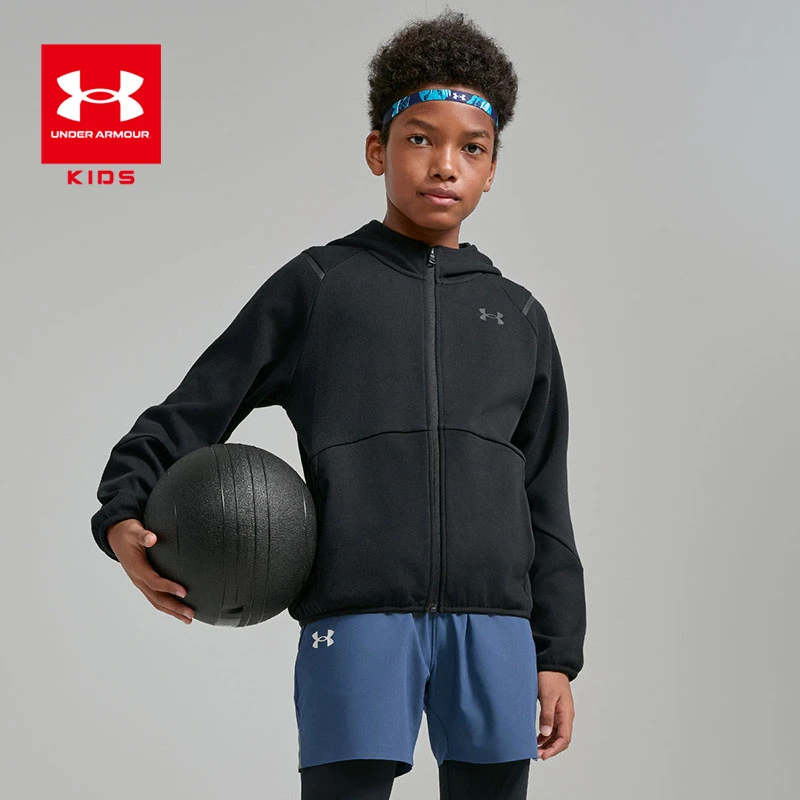 Under Armour/安德玛儿童男女春新针织外套休闲舒适运动衣4129