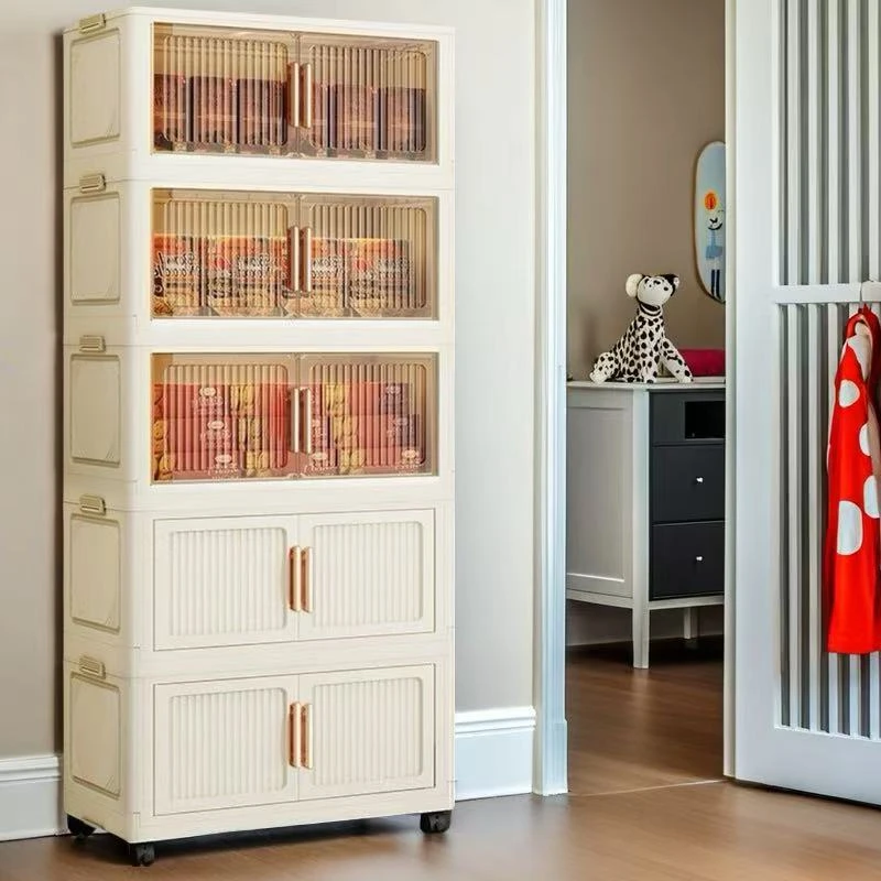 50cm TZ 家用高颜值可移动儿童衣柜玩具杂物整理收纳储物柜置物柜