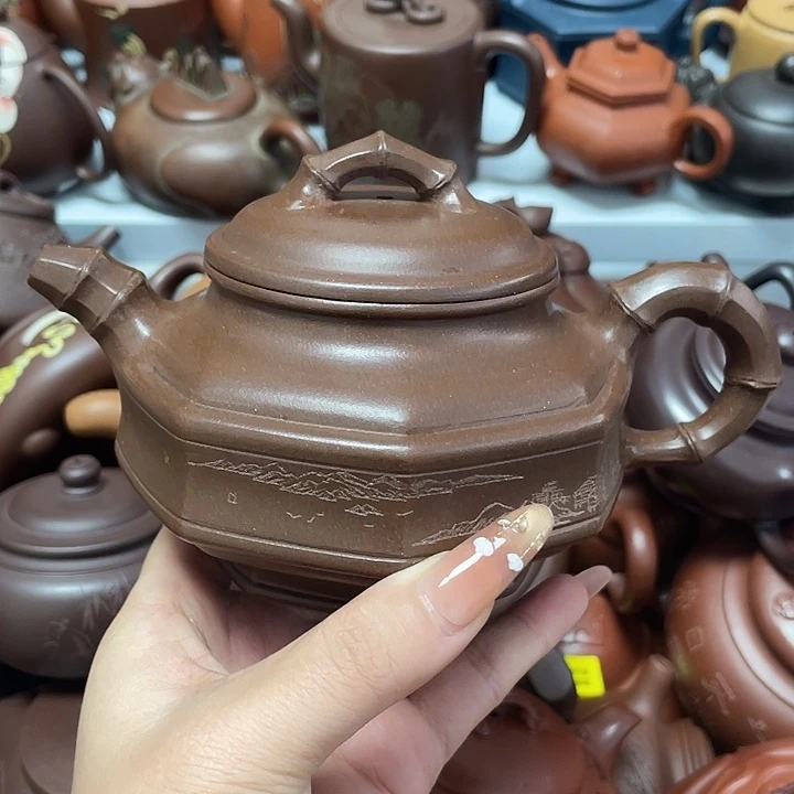 茶壶紫砂400cc宜兴紫砂壶