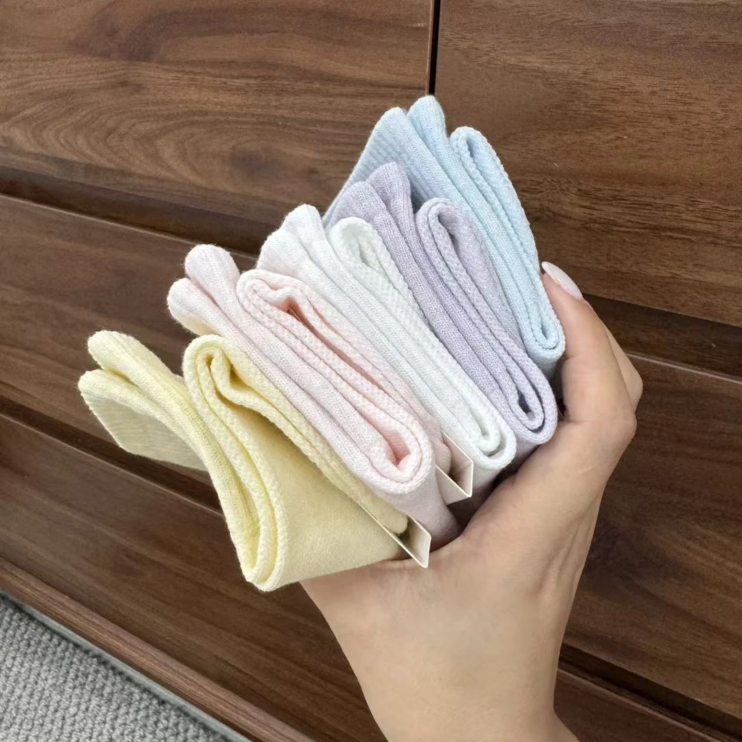 【花花严选】简约净版柔软透气女短筒袜
