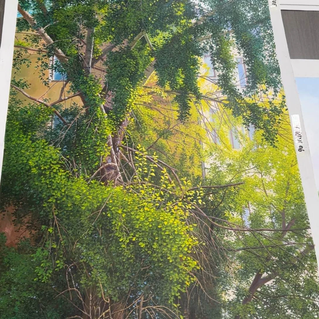 油画你在我心里是个