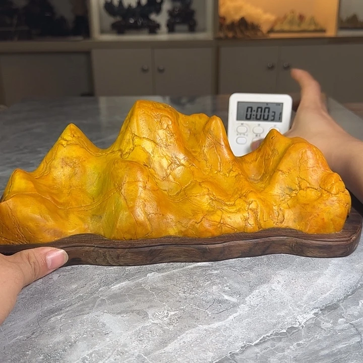 钢***粉奇石茶宠鱼缸文房摆件