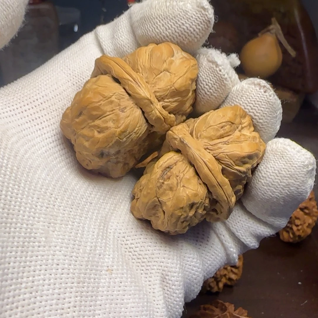 把件文玩核桃蛤蟆头半壁江山