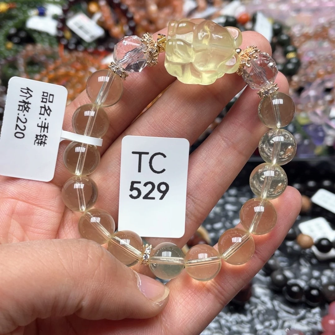 水晶手串未镶嵌多样性