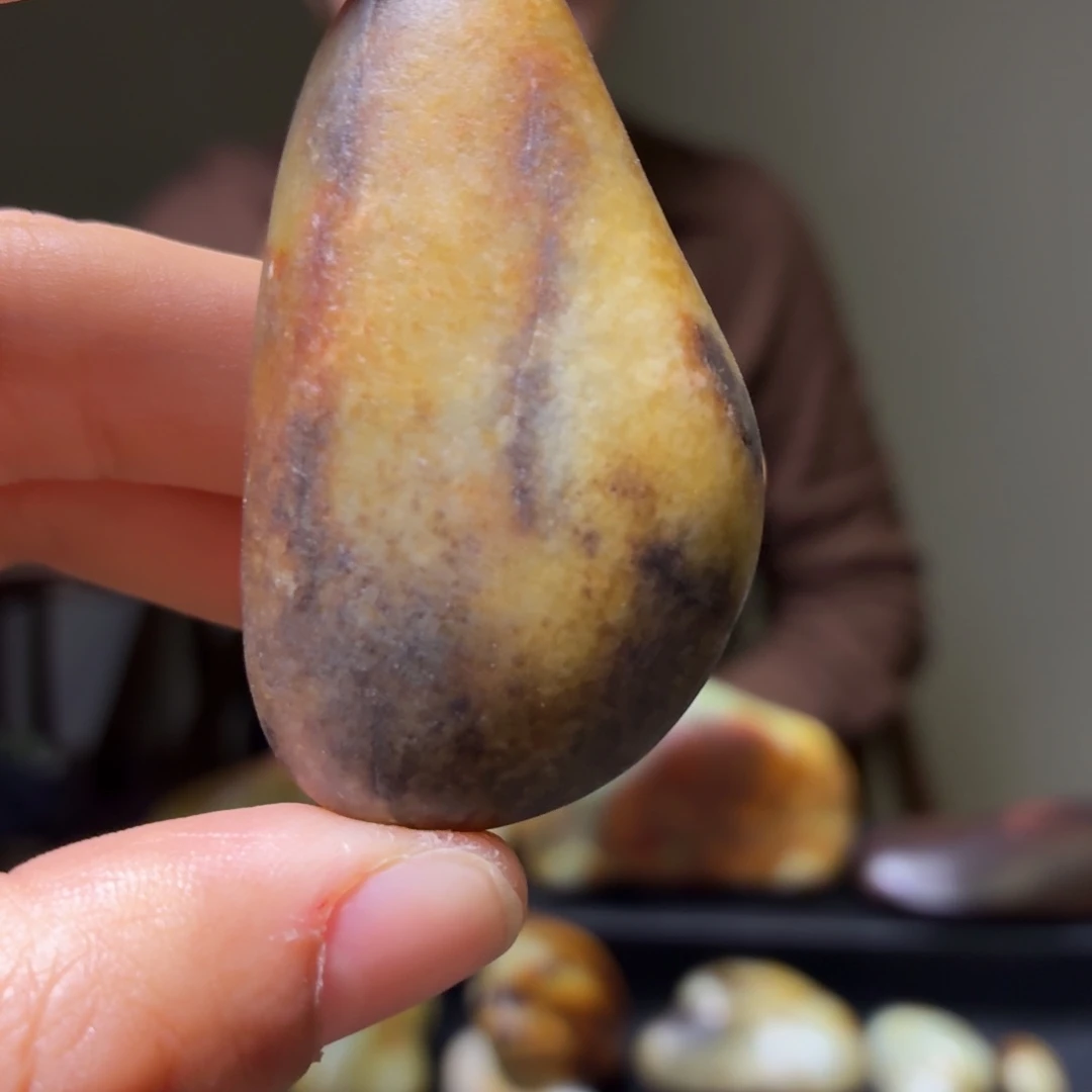 和田玉未镶嵌挂件58g