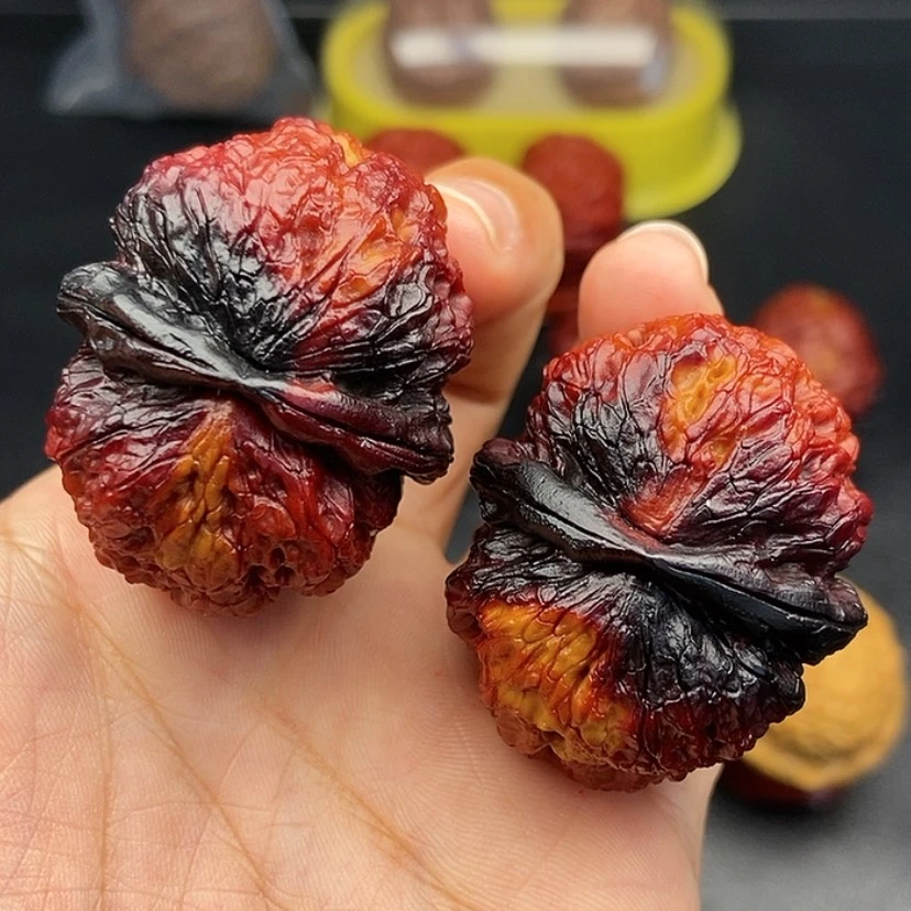 【闪购商品】把件文玩核桃40尺铁狮子头