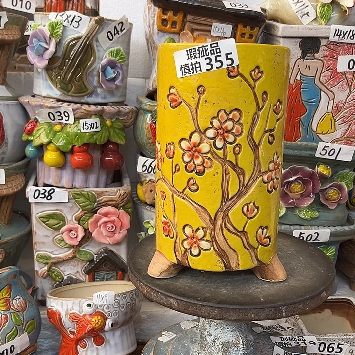 粗陶材质多肉花盆355