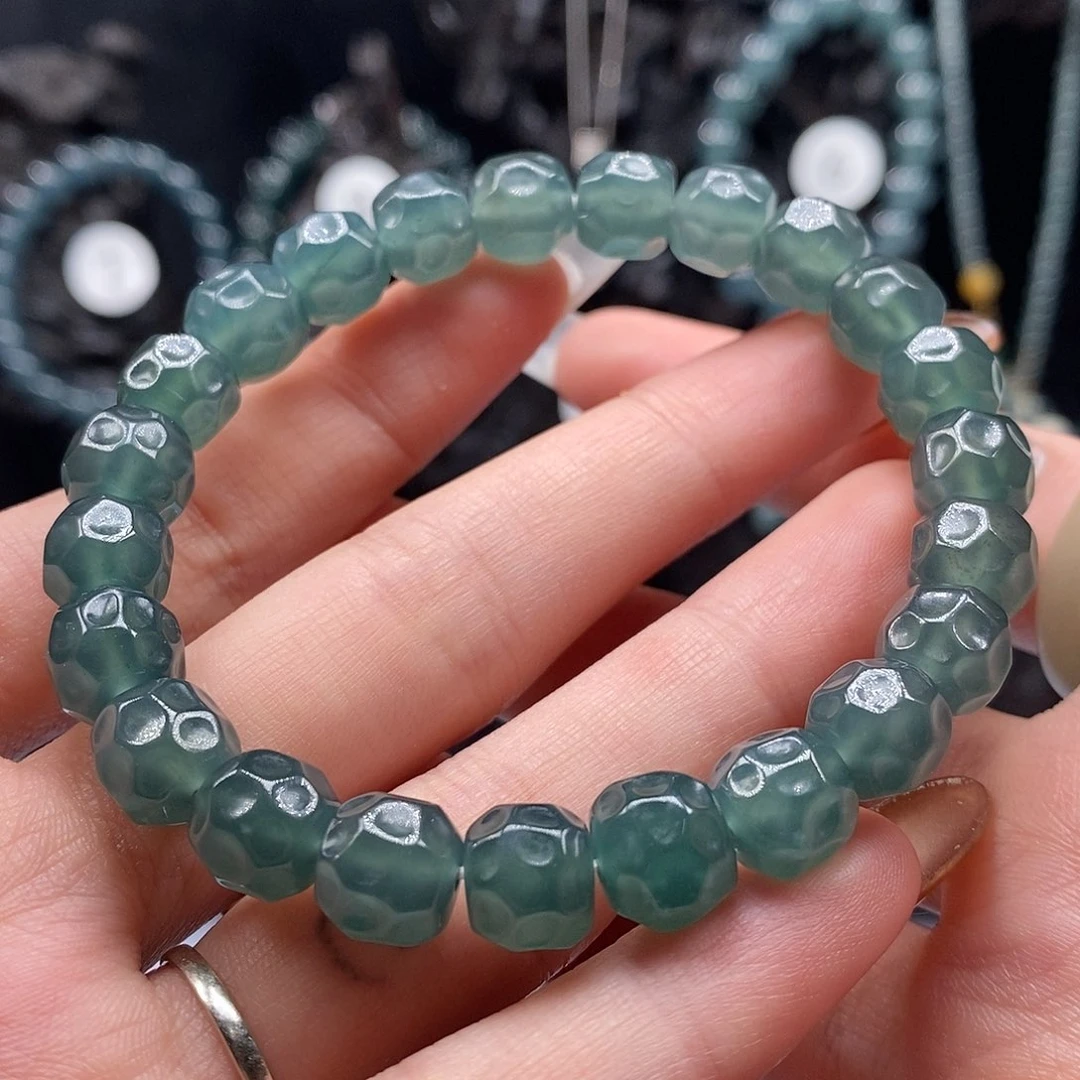 未镶嵌手链翡翠9mm无相手串