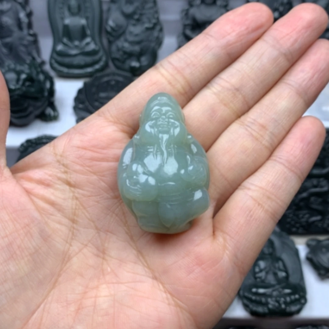 【闪购商品】颈饰未镶嵌和田玉双面雕刻