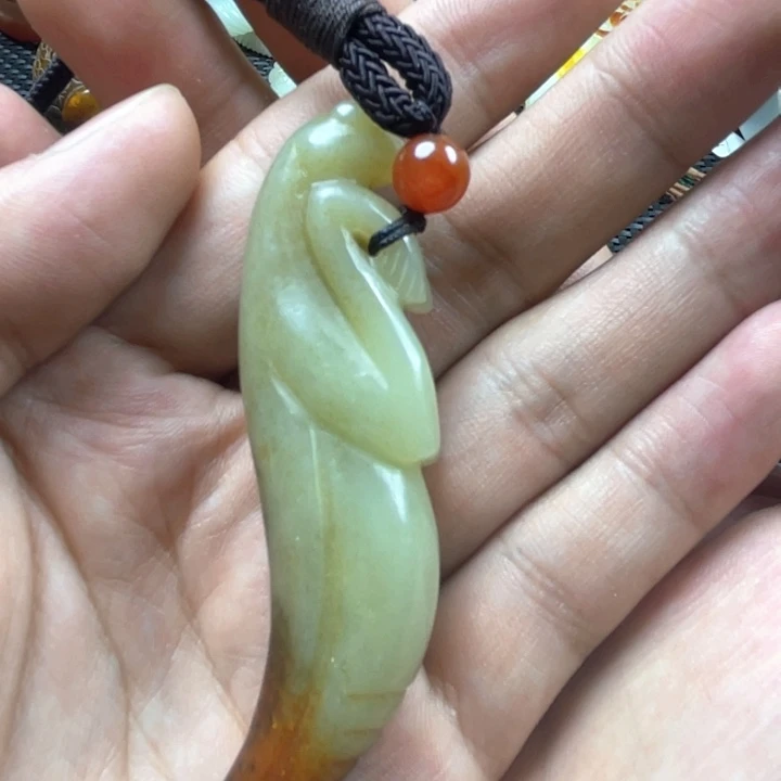 和田玉未镶嵌挂件用****8