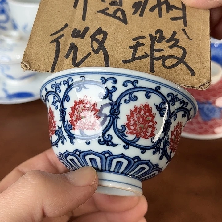 瓷片景德镇全手工手绘陶瓷