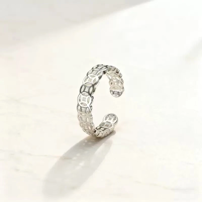 足银珐琅银制品 【清仓专属】轻职风女原创设计钱多多款