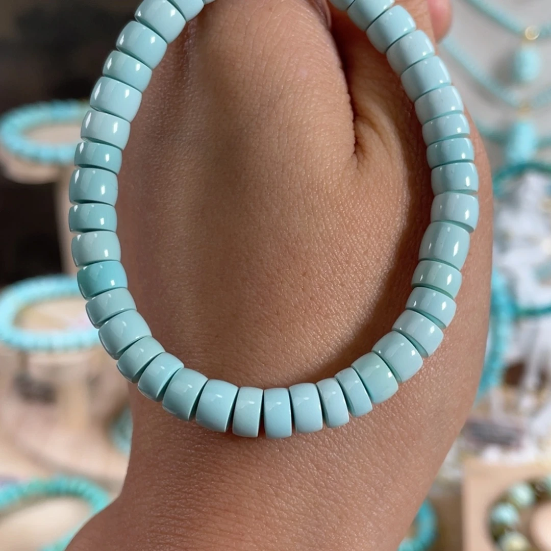 绿松石未镶嵌套链