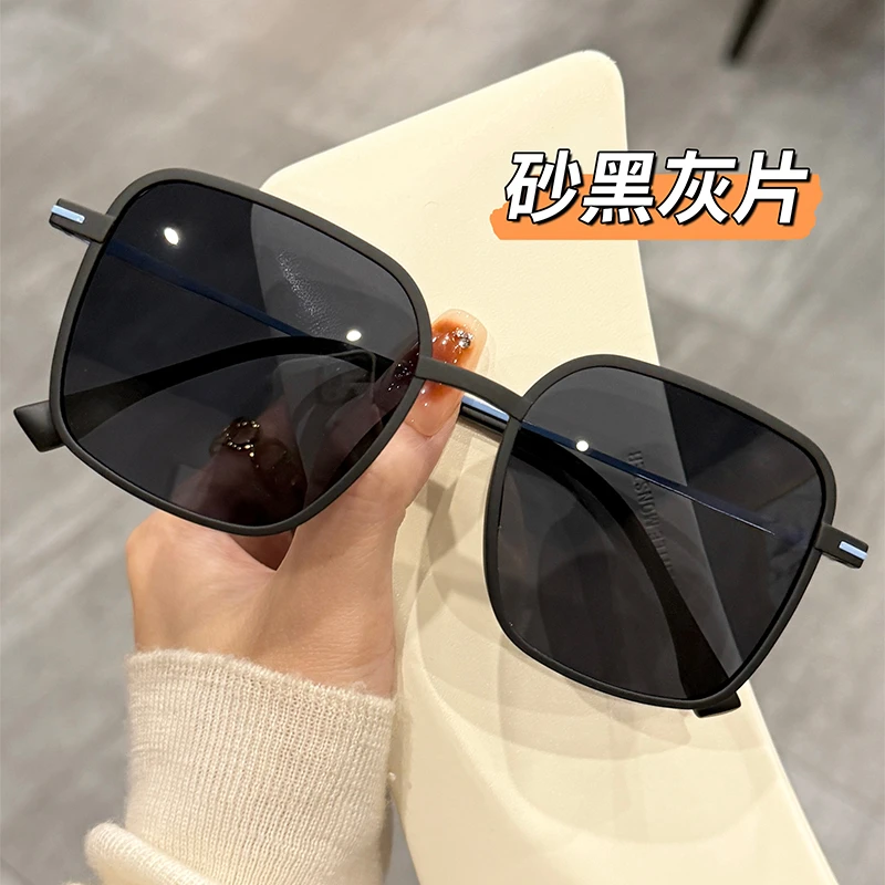 2025超轻方框墨镜男款可配有度数开车专用防紫外线偏光太阳眼镜女