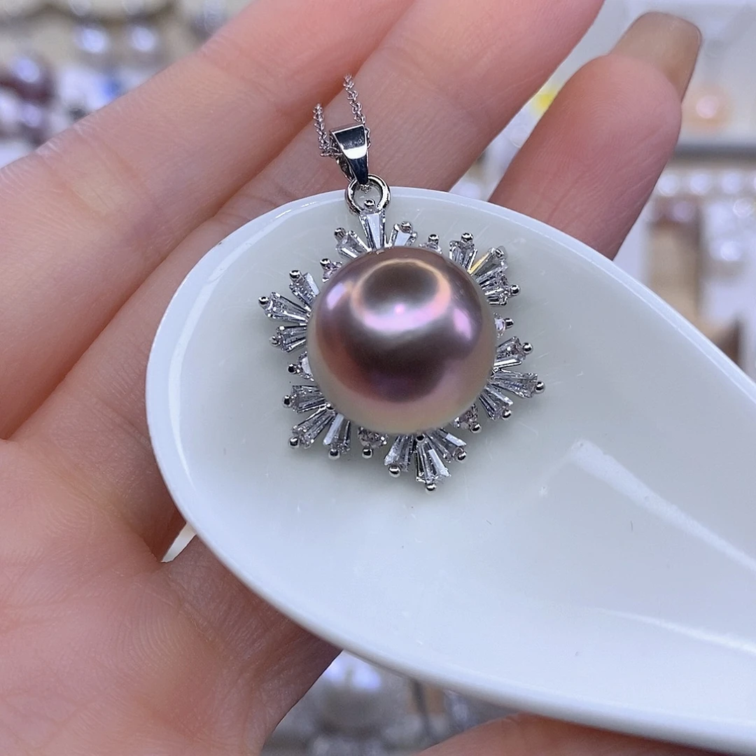 合金淡水珍珠颈饰