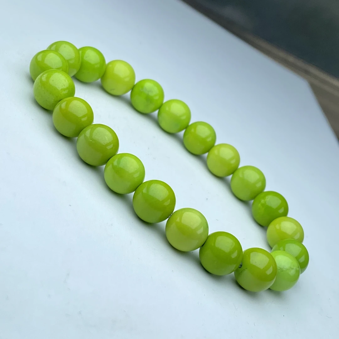 Q17号精品时尚菜子色手链9mm多样性发一件