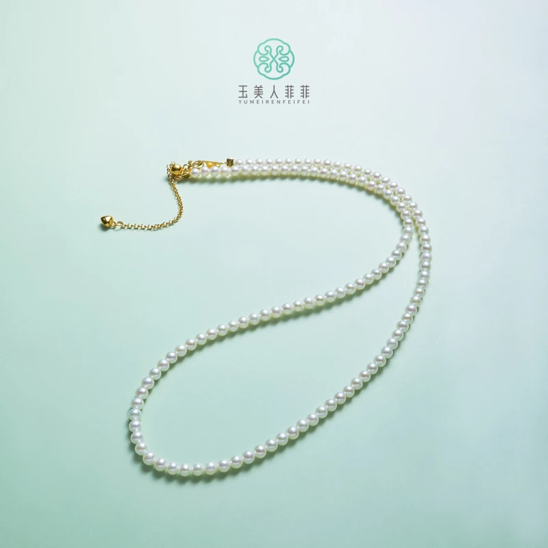 菲菲珠宝好/S925珍珠小米项链约3mm-多样性发一