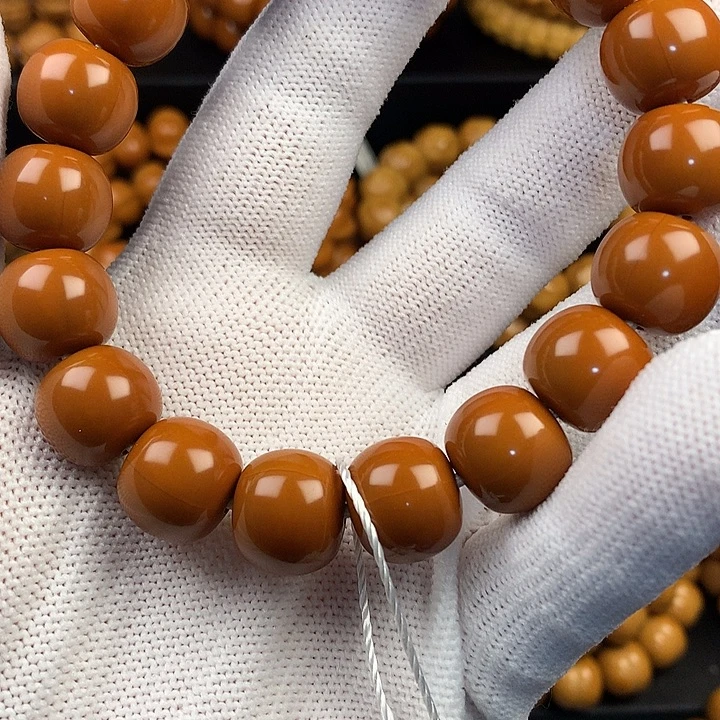 清***韵猴头核桃手串猴头