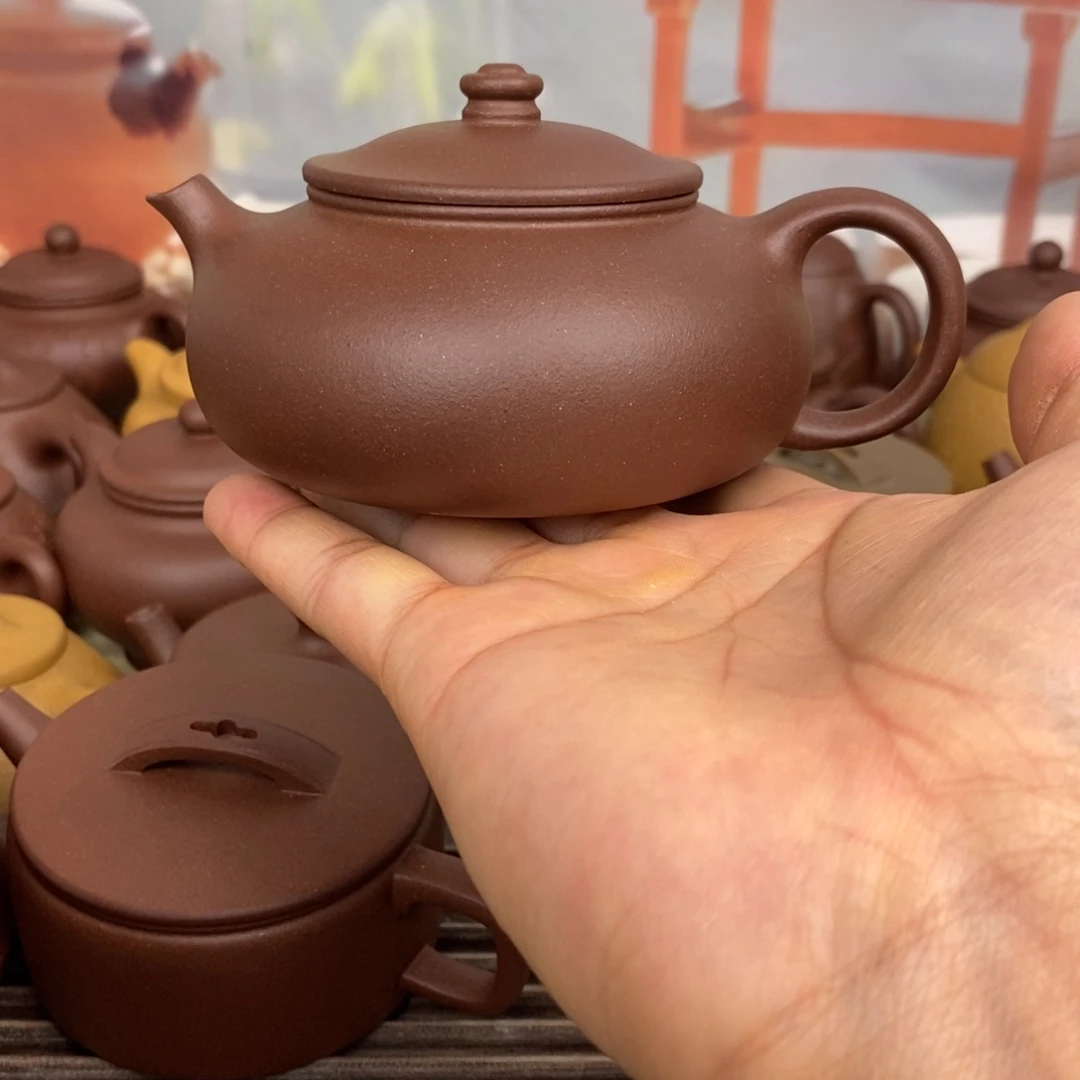 茶壶紫砂寒江原矿深井紫泥200cc左右0添加