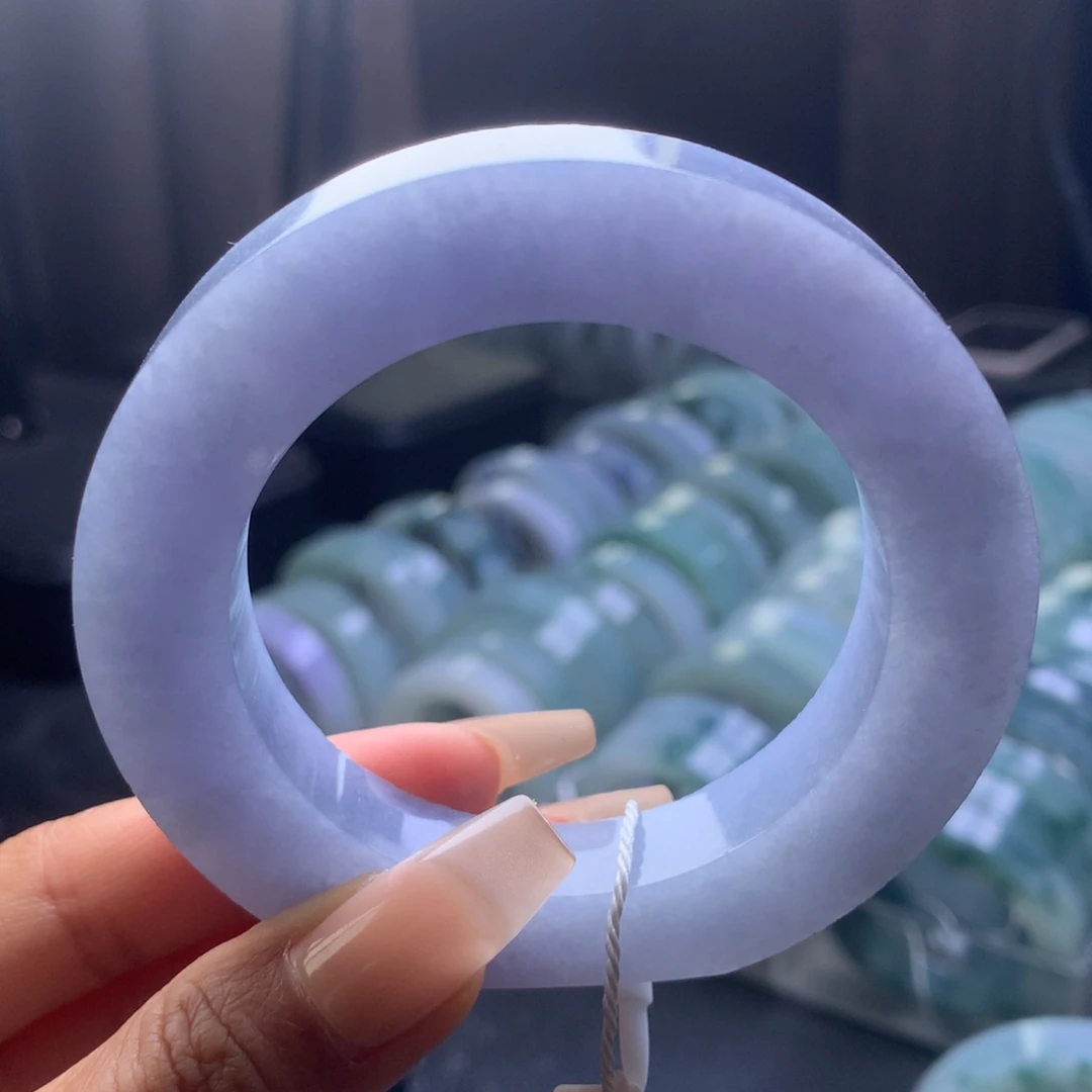 定制翡翠未镶嵌55-58紫罗兰