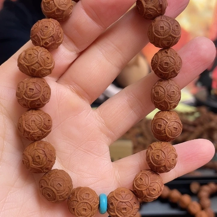 手串/手链橄榄核龙纹桃核