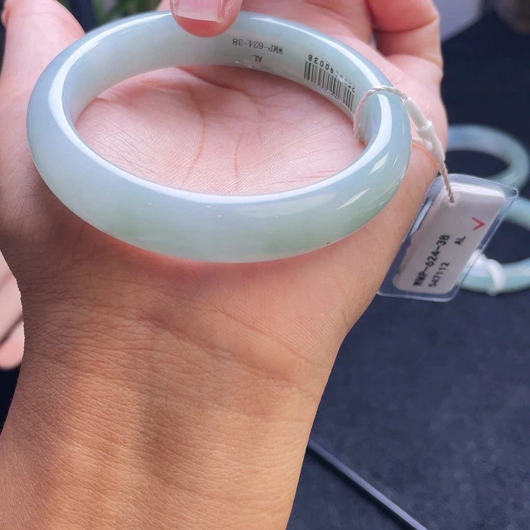 翡翠未镶嵌手镯55正圈5