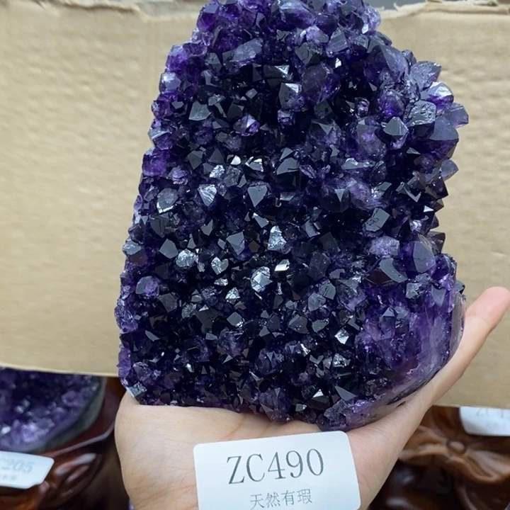 金****未镶嵌紫晶大型摆件（非配饰）