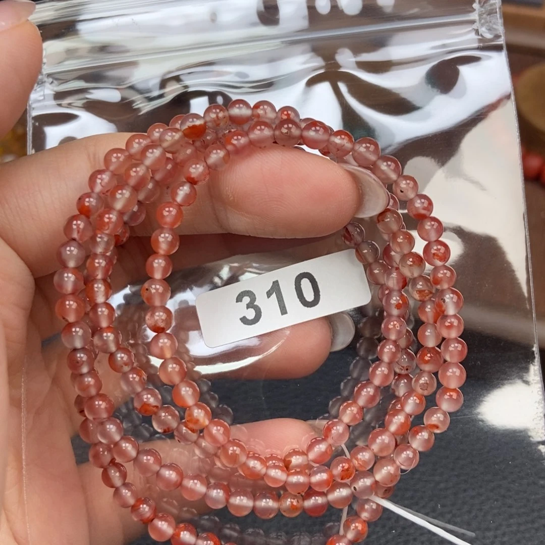 南红玛瑙未镶嵌手链