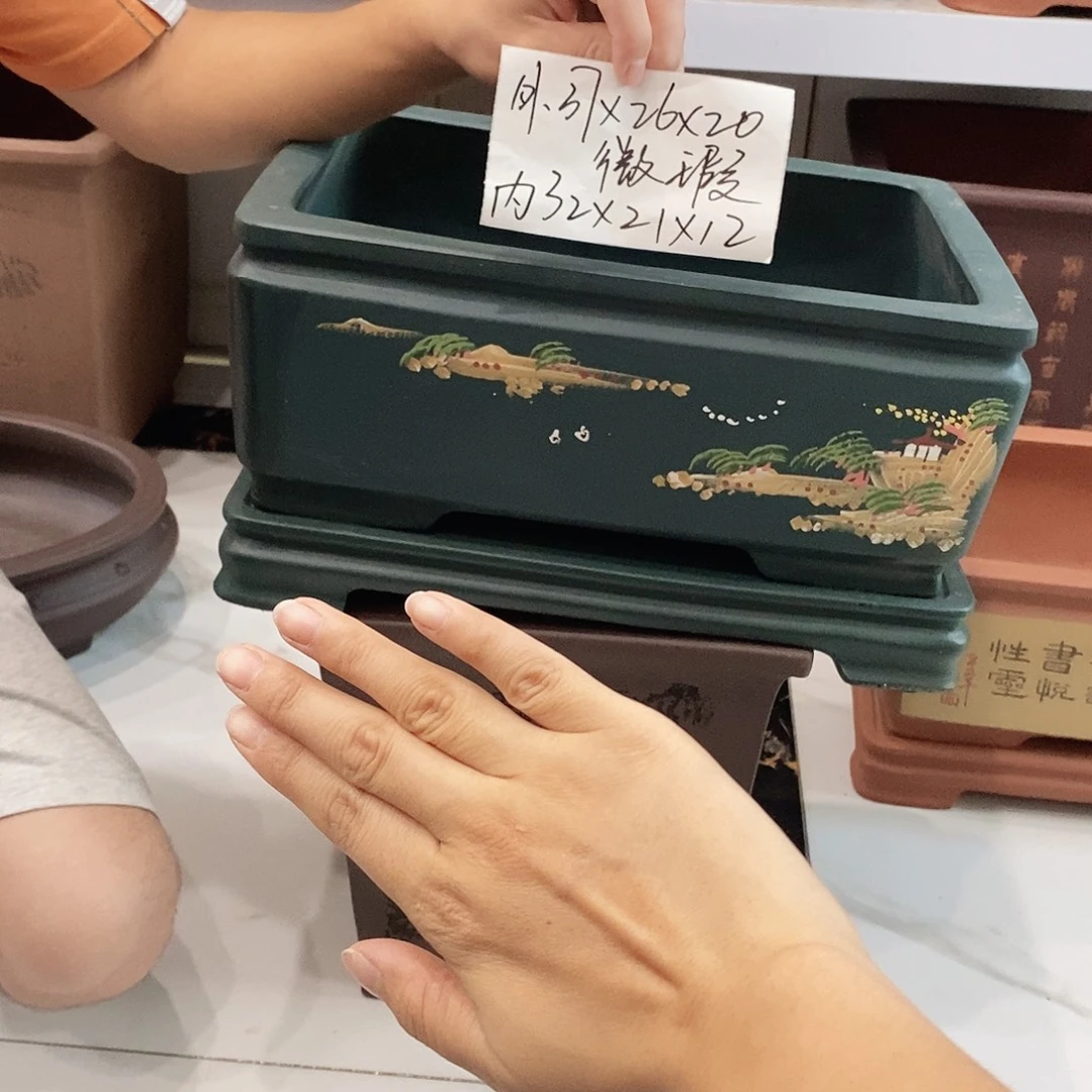 紫砂花盆紫砂花盆