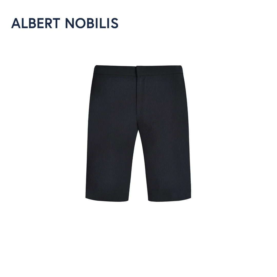 【意大利进口】ALBERT艾伯特休闲裤男春夏季 泡泡纱藏青HT500-41200